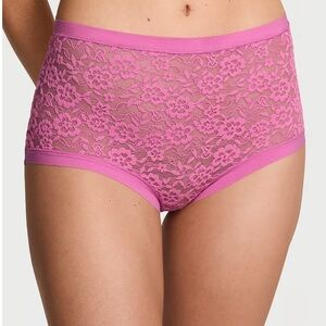 Victoria Secret No-Show Lace High-Waist Brief Panty